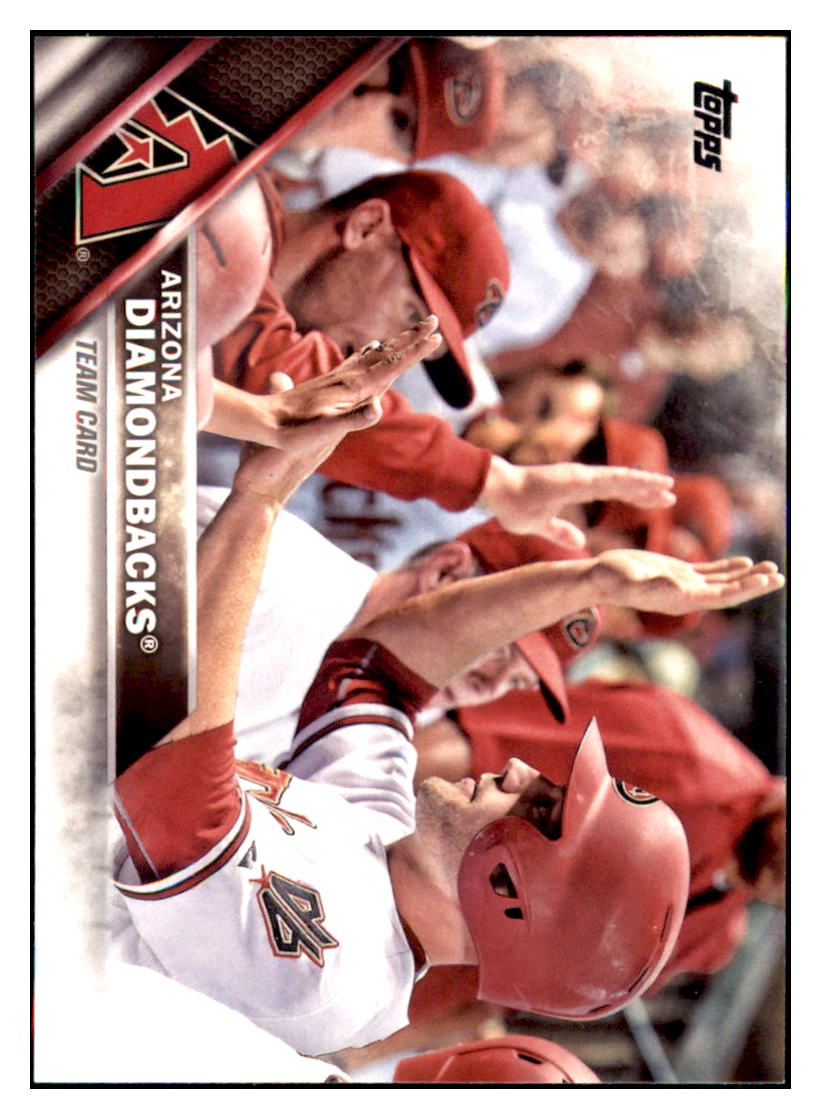 2016 Topps Arizona Diamondbacks,
  TC  Arizona Diamondbacks #568 Baseball
  card   MATV3 simple Xclusive Collectibles   