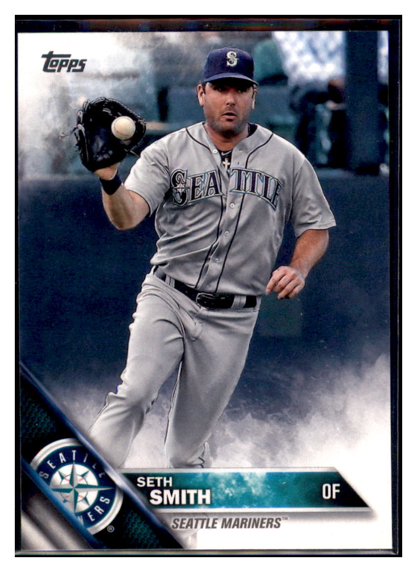 2016 Topps Seth Smith  Seattle Mariners #348 Baseball card   MATV3 simple Xclusive Collectibles   