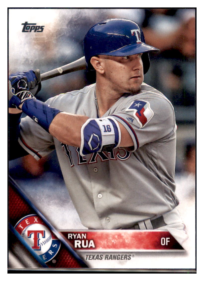 2016 Topps Update Ryan Rua  Texas Rangers #US130 Baseball card   MATV3 simple Xclusive Collectibles   