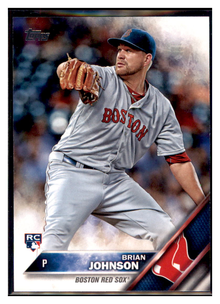 2016 Topps Brian Johnson  Boston Red Sox #191 Baseball card   MATV3 simple Xclusive Collectibles   