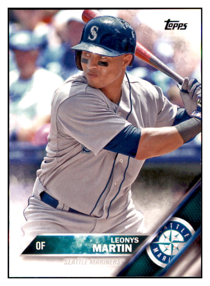 2016 Topps Seattle Mariners Leonys
  Martin  Seattle Mariners #SM-14
  Baseball card   MATV3 simple Xclusive Collectibles   