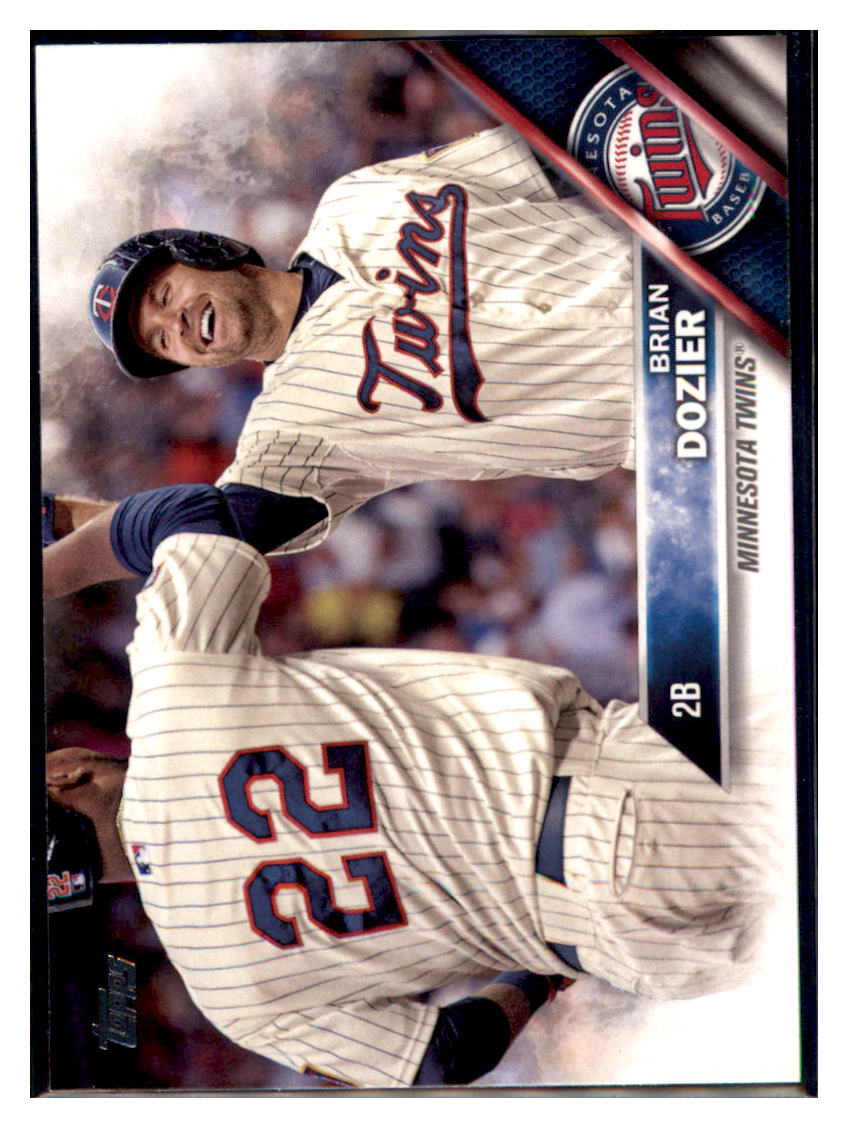 2016 Topps Brian Dozier  Minnesota Twins #308 Baseball card   MATV3 simple Xclusive Collectibles   