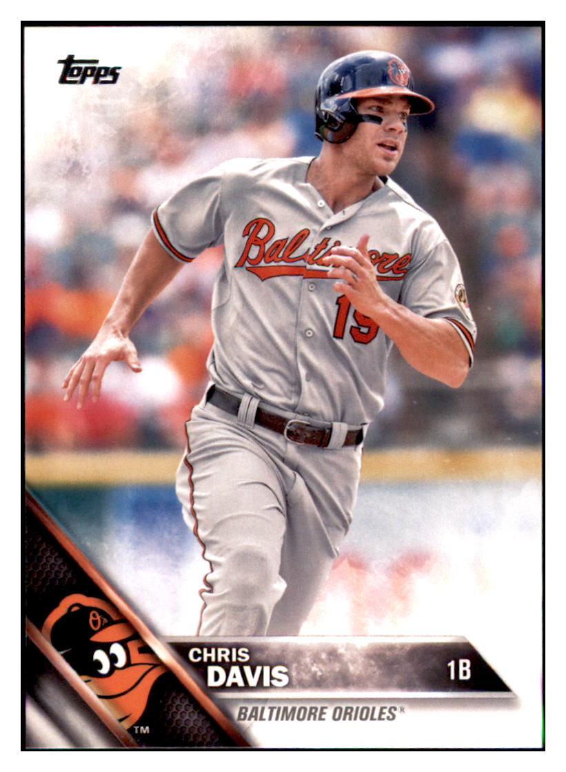 2016 Topps Chris Davis  Baltimore Orioles #14 Baseball card   MATV3 simple Xclusive Collectibles   