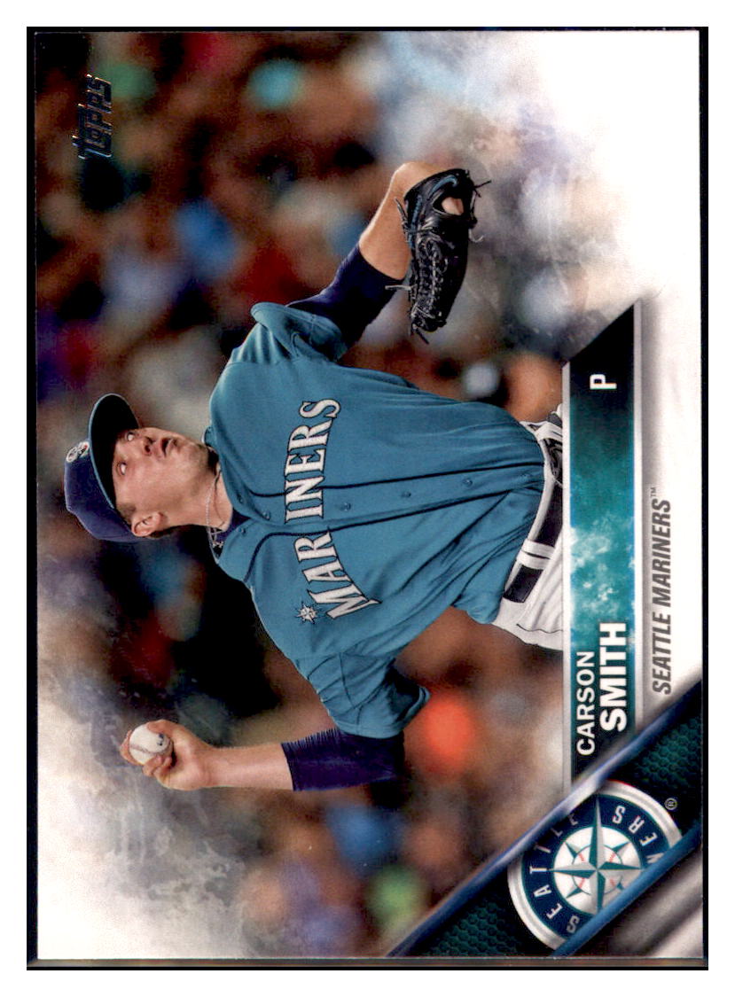 2016 Topps Carson Smith  Seattle Mariners #80 Baseball card   MATV3 simple Xclusive Collectibles   