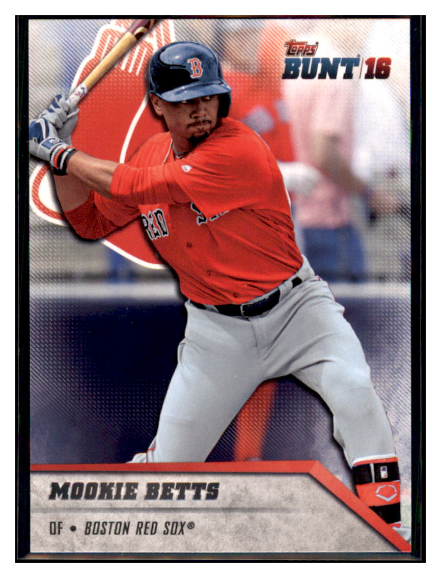 2016 Topps Bunt Mookie Betts  Boston Red Sox #193 Baseball card   MATV3 simple Xclusive Collectibles   