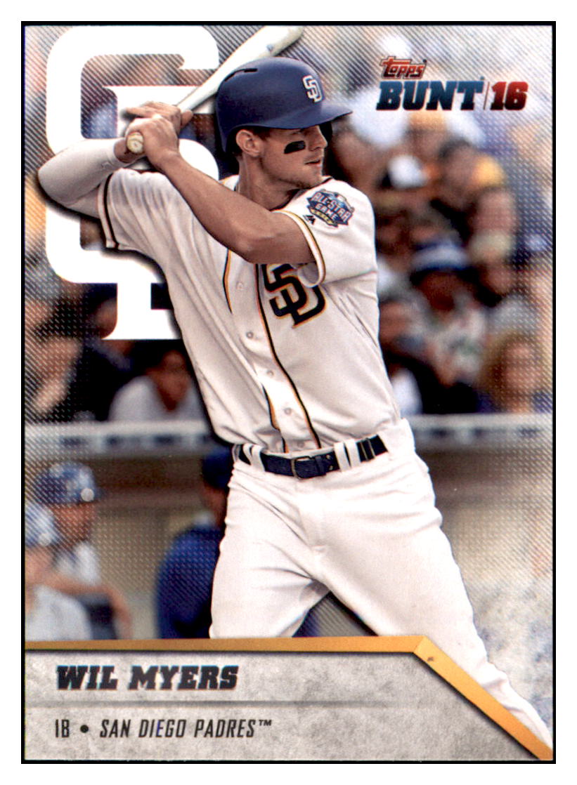 2016 Topps Bunt Wil Myers  San Diego Padres #14 Baseball card   MATV3 simple Xclusive Collectibles   