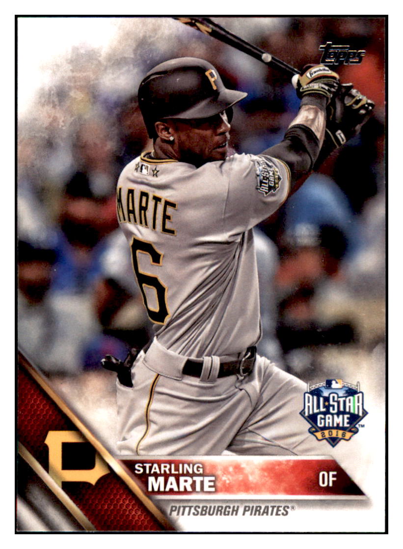 2016 Topps Update Starling Marte  Pittsburgh Pirates #US166 Baseball
  card   MATV3 simple Xclusive Collectibles   