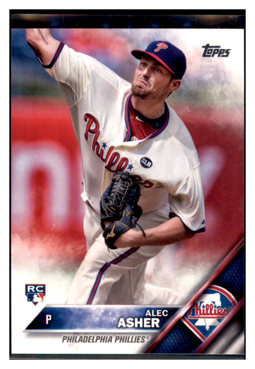 2016 Topps Alec Asher  Philadelphia Phillies #27 Baseball
  card   MATV3 simple Xclusive Collectibles   