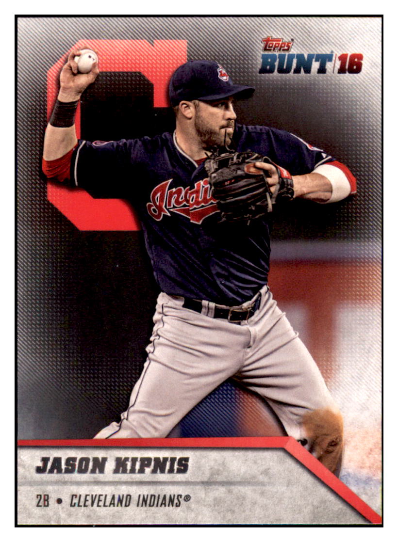 2016 Topps Bunt Jason Kipnis  Cleveland Indians #99 Baseball card   MATV3 simple Xclusive Collectibles   