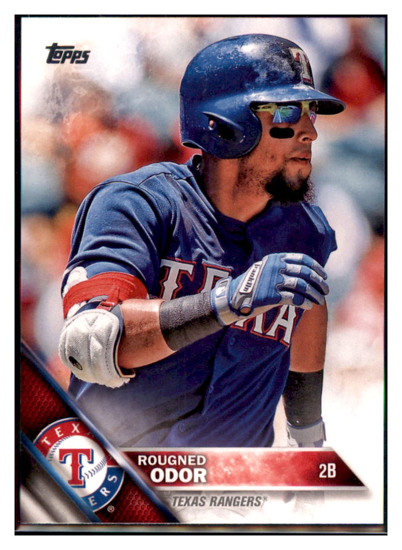 2016 Topps Texas Rangers Rougned
  Odor  Texas Rangers #TRA-6 Baseball
  card   MATV4 simple Xclusive Collectibles   