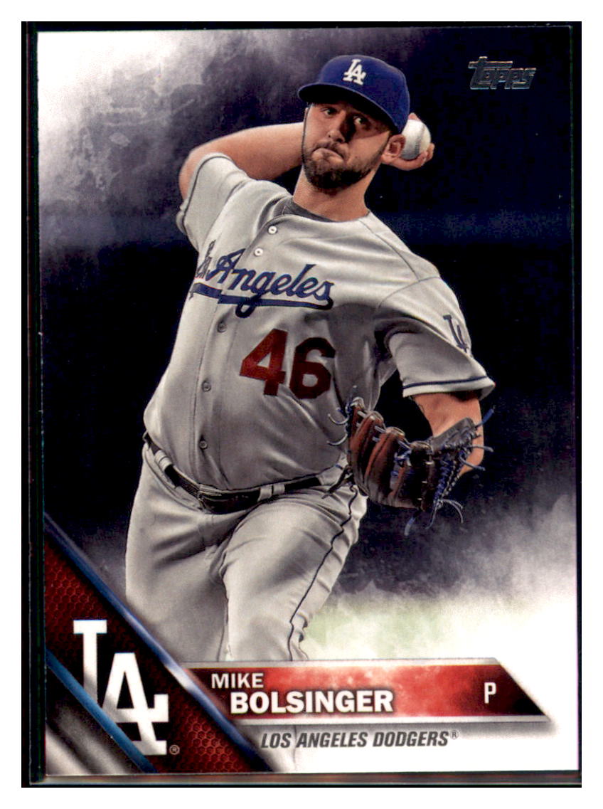 2016 Topps Update Mike Bolsinger  Los Angeles Dodgers #US98 Baseball
  card   MATV4 simple Xclusive Collectibles   