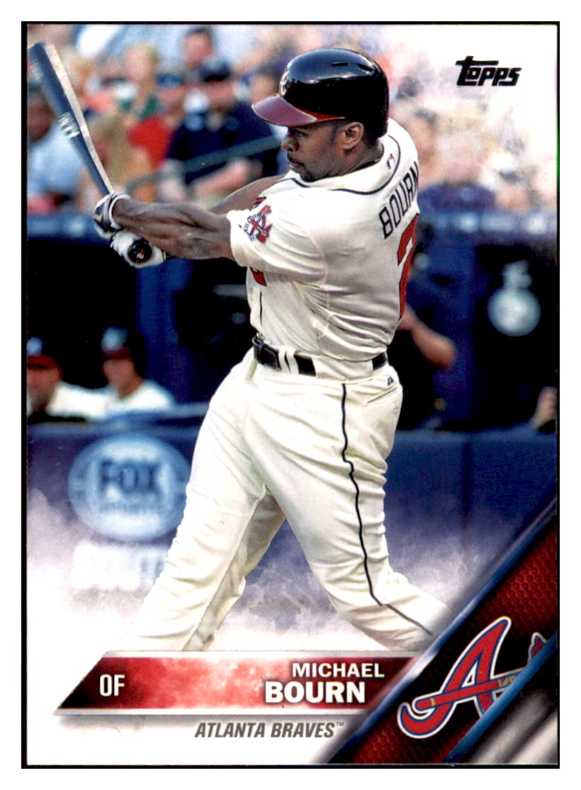 2016 Topps Michael Bourn  Atlanta Braves #82 Baseball card   MATV4 simple Xclusive Collectibles   