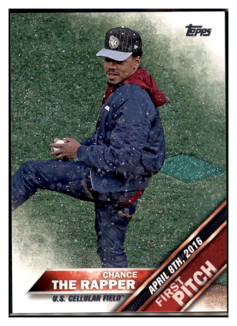 2016 Topps Update Chance the Rapper  Chicago White Sox #FP-7 Baseball card   MATV4 simple Xclusive Collectibles   