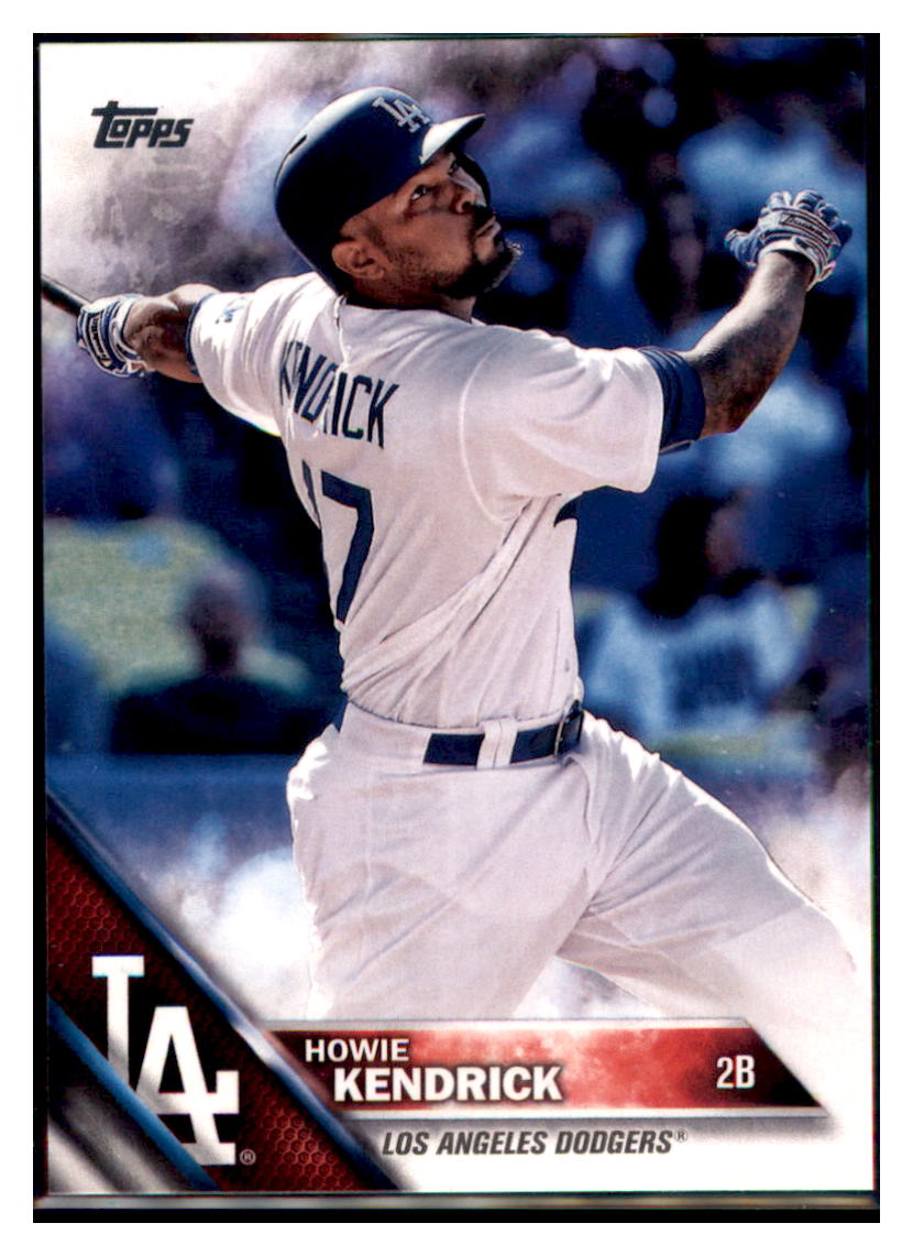 2016 Topps Update Howie Kendrick  Los Angeles Dodgers #US245 Baseball
  card   MATV4 simple Xclusive Collectibles   