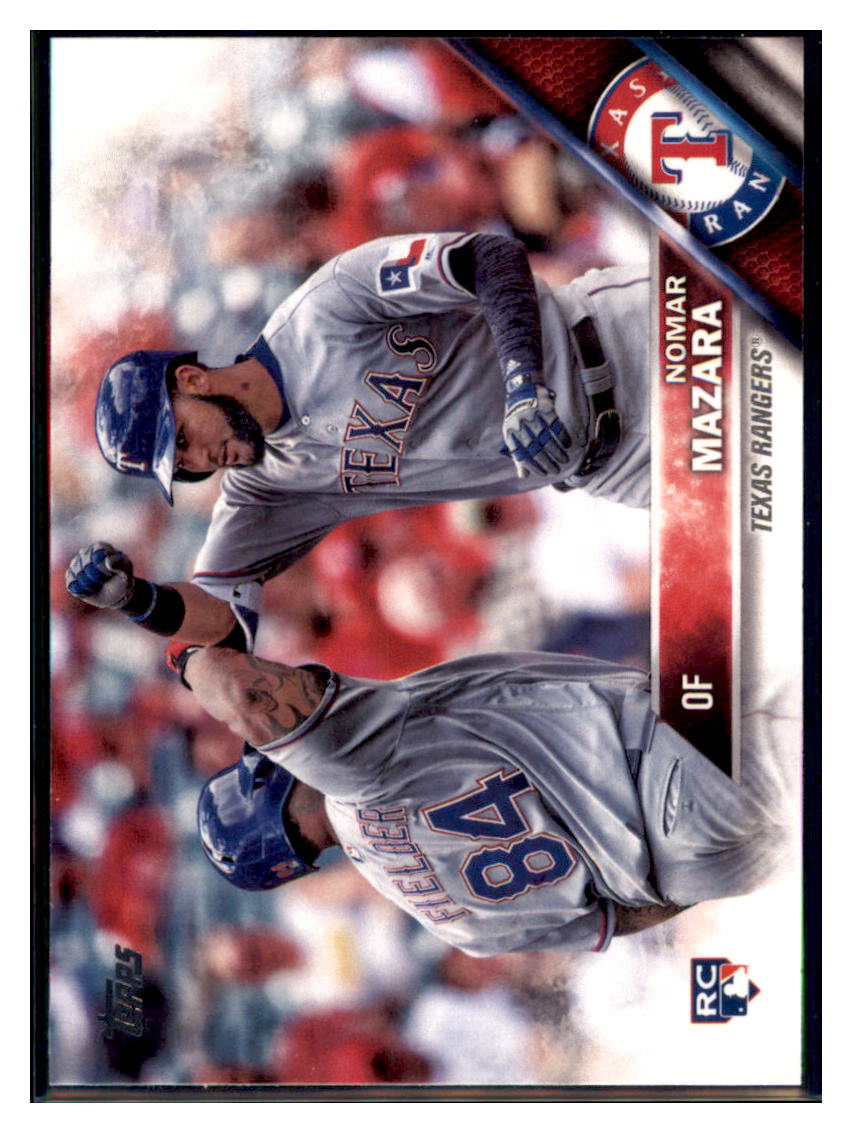 2016 Topps Update Nomar Mazara  Texas Rangers #US158 Baseball card   MATV4 simple Xclusive Collectibles   