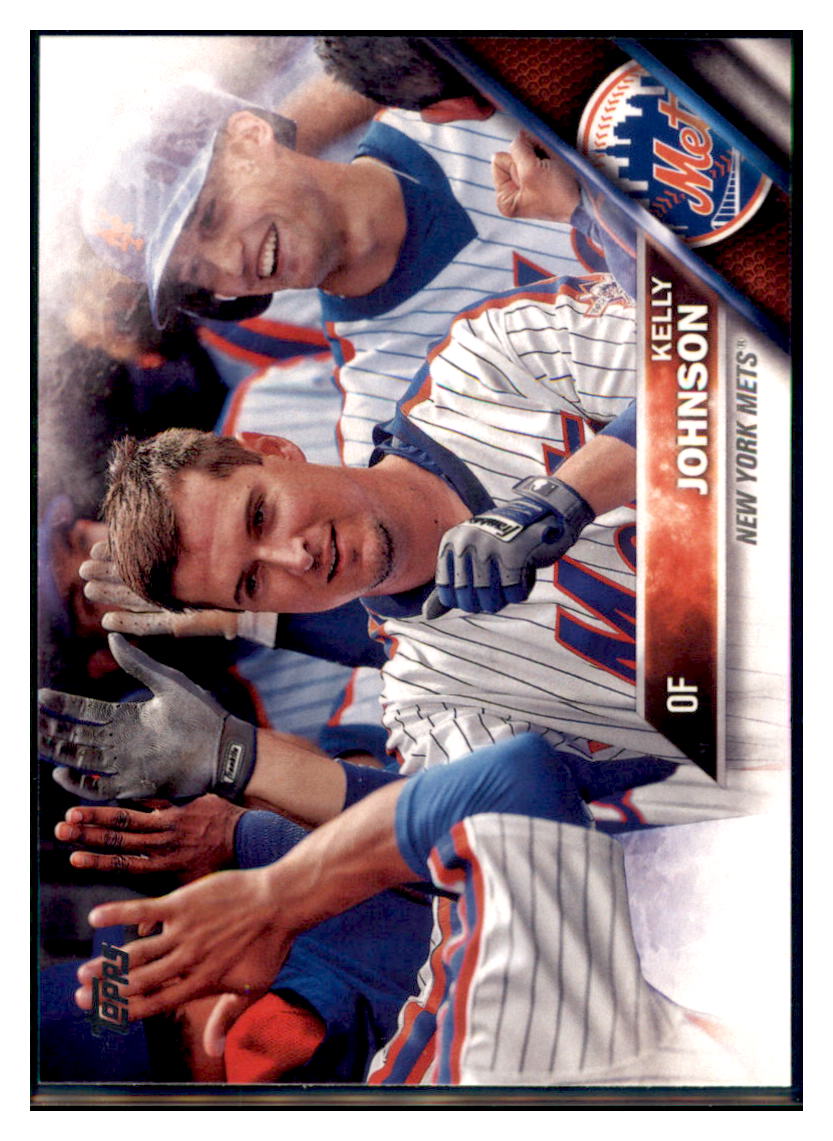 2016 Topps Update Kelly Johnson  New York Mets #US71 Baseball card   MATV4 simple Xclusive Collectibles   