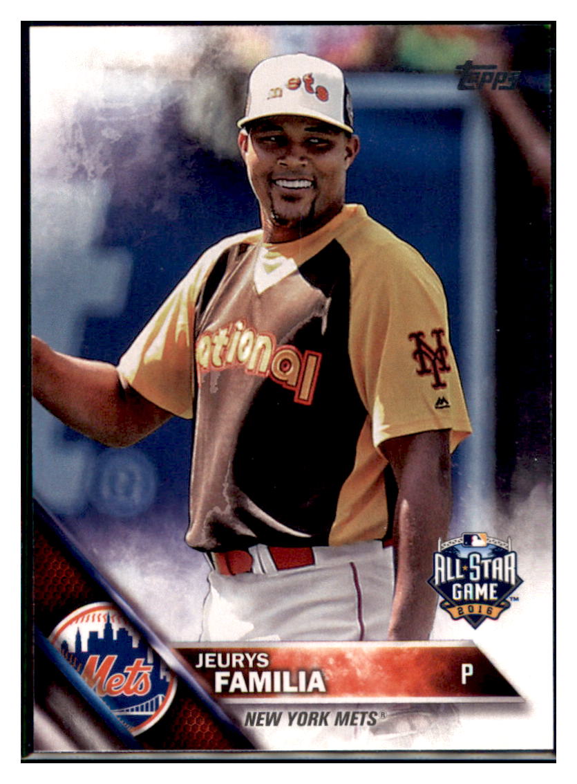 2016 Topps Update Jeurys Familia  New York Mets #US296 Baseball card   MATV4_1a simple Xclusive Collectibles   