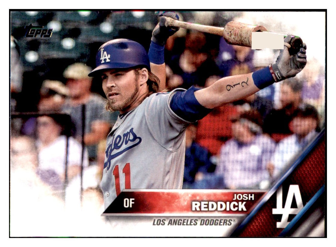 2016 Topps Update Josh Reddick  Los Angeles Dodgers #US111 Baseball
  card   MATV4 simple Xclusive Collectibles   