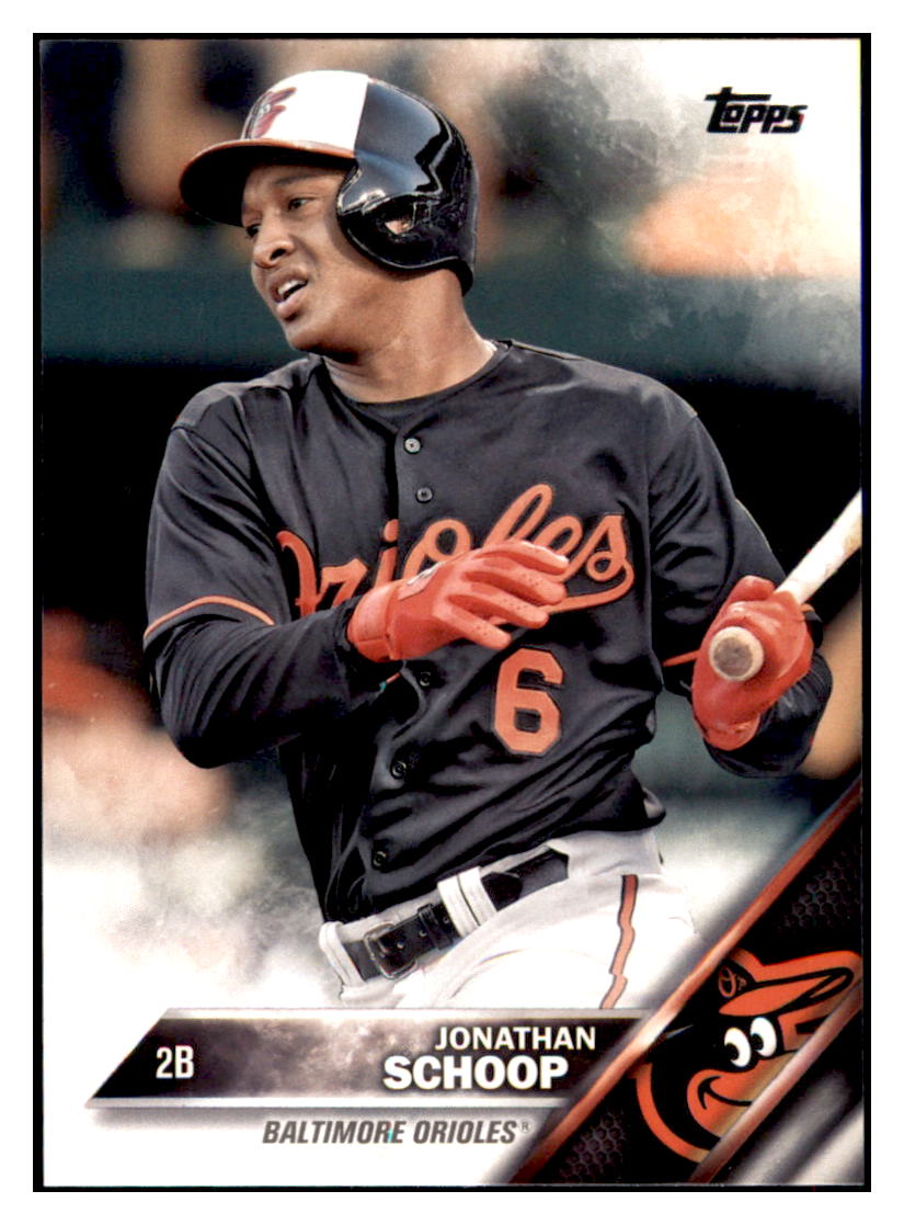 2016 Topps Jonathan Schoop  Baltimore Orioles #295 Baseball card   MATV4 simple Xclusive Collectibles   