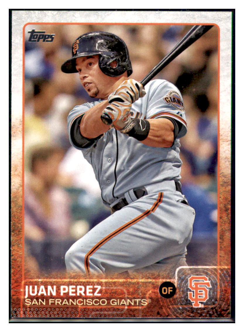 2015 Topps Juan Perez  San Francisco Giants #475 Baseball
  card   MATV4 simple Xclusive Collectibles   