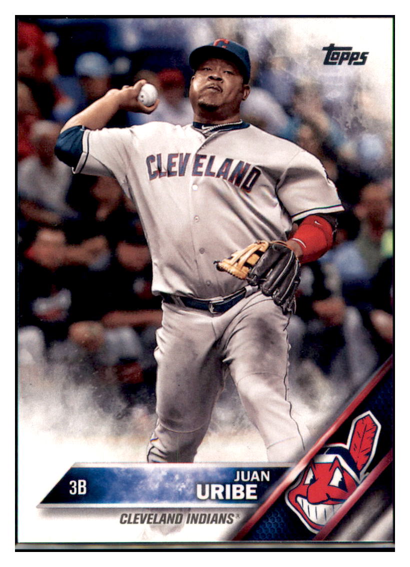 2016 Topps Update Juan Uribe  Cleveland Indians #US32 Baseball card   MATV4_1a simple Xclusive Collectibles   