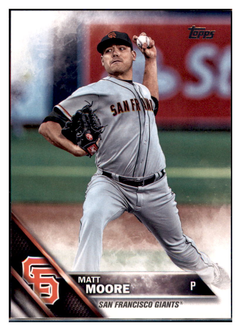 2016 Topps Update Matt Moore  San Francisco Giants #US148 Baseball
  card   MATV4 simple Xclusive Collectibles   