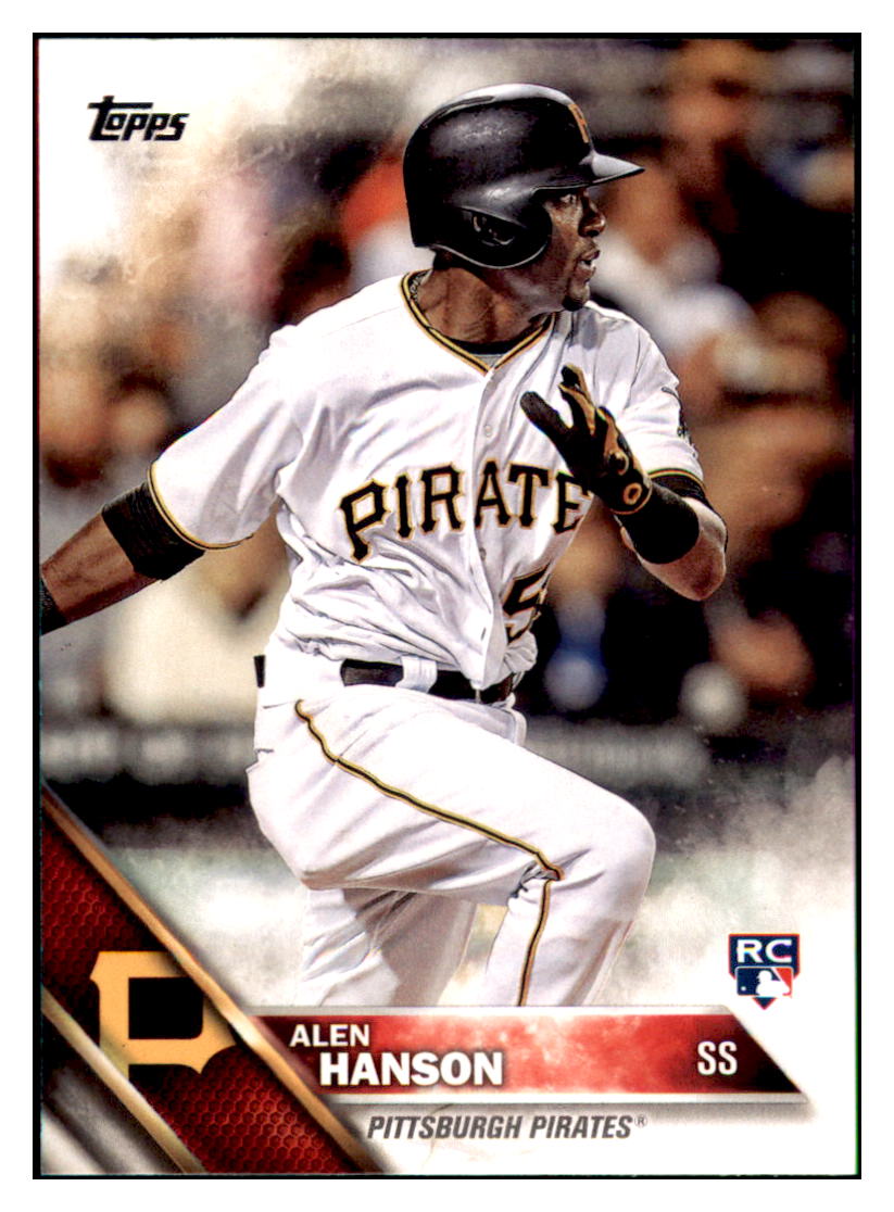2016 Topps Update Alen Hanson Pittsburgh Pirates Rookie #US146 Baseball
  card   MATV4 simple Xclusive Collectibles   