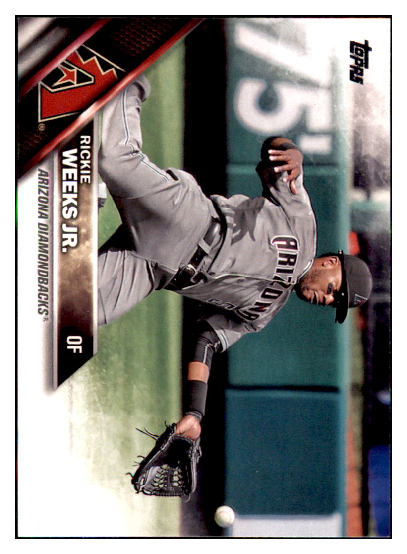 2016 Topps Update Rickie Weeks Jr.  Arizona Diamondbacks #US240 Baseball
  card   MATV4 simple Xclusive Collectibles   