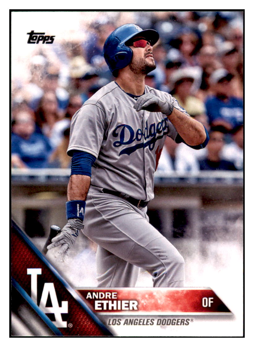 2016 Topps Andre Ethier  Los Angeles Dodgers #11 Baseball card   MATV4 simple Xclusive Collectibles   
