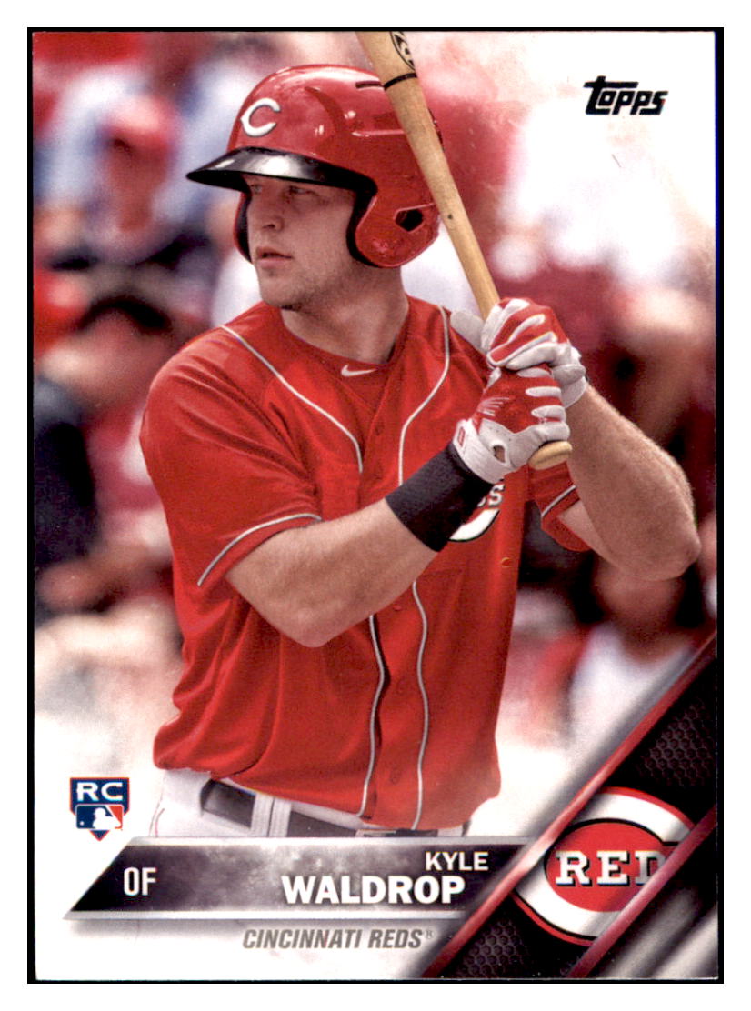 2016 Topps Kyle Waldrop  Cincinnati Reds #685 Baseball card   MATV4 simple Xclusive Collectibles   