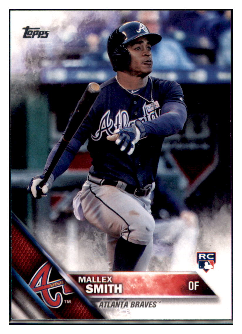 2016 Topps Update Mallex Smith  Atlanta Braves #US244 Baseball card   MATV4 simple Xclusive Collectibles   