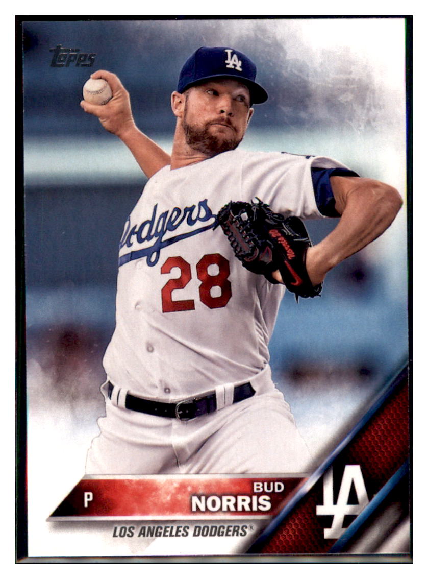 2016 Topps Update Bud Norris  Los Angeles Dodgers #US83 Baseball
  card   MATV4 simple Xclusive Collectibles   