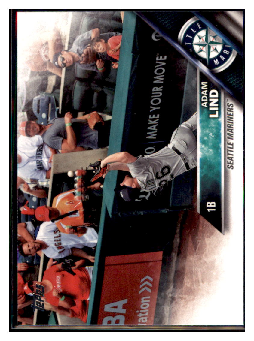 2016 Topps Update Adam Lind  Seattle Mariners #US94 Baseball card   MATV4 simple Xclusive Collectibles   