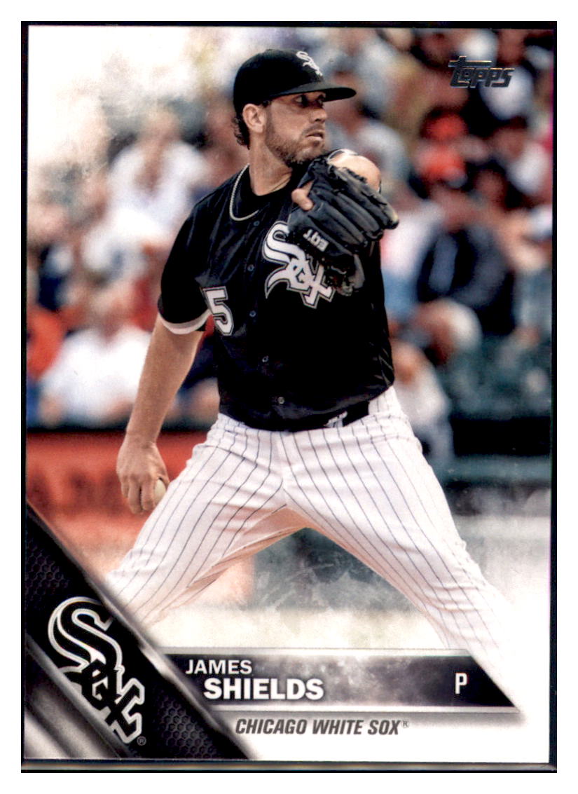 2016 Topps Update James Shields  Chicago White Sox #US210 Baseball card   MATV4 simple Xclusive Collectibles   