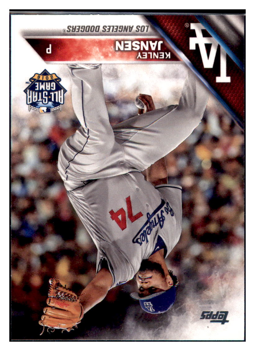 2016 Topps Update Kenley Jansen  Los Angeles Dodgers #US172 Baseball
  card   MATV4_1a simple Xclusive Collectibles   