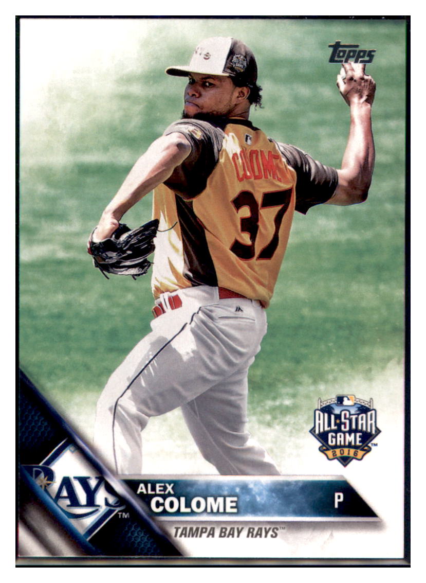 2016 Topps Update Alex Colome  Tampa Bay Rays #US200 Baseball card   MATV4_1a simple Xclusive Collectibles   