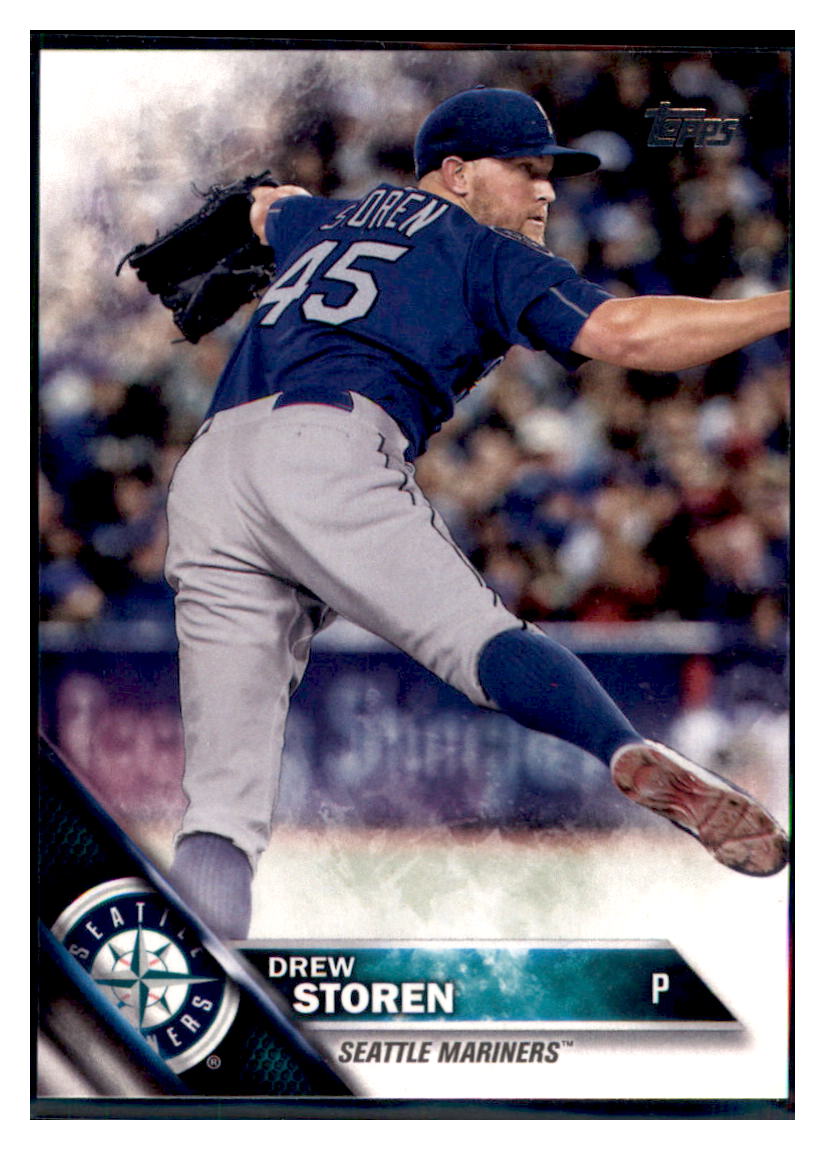 2016 Topps Update Drew Storen  Seattle Mariners #US243 Baseball card   MATV4 simple Xclusive Collectibles   