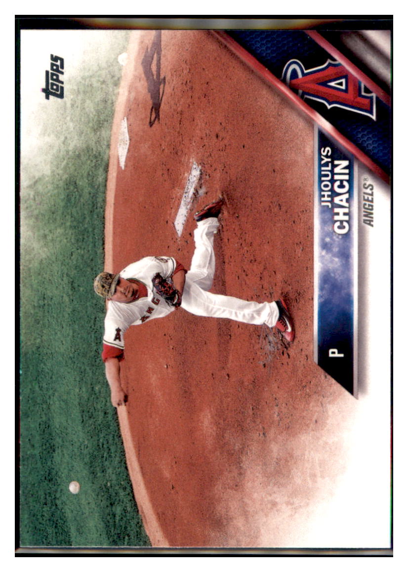 2016 Topps Update Jhoulys Chacin  Los Angeles Angels #US298 Baseball
  card   MATV4 simple Xclusive Collectibles   