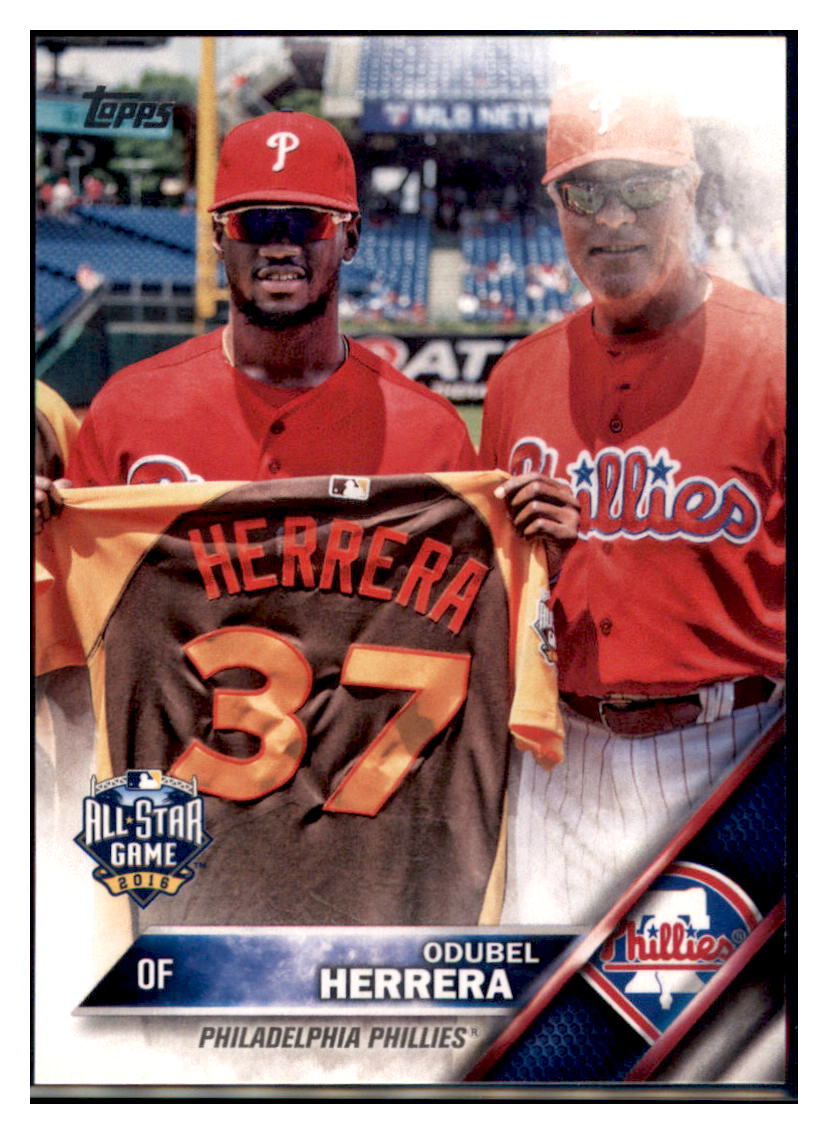 2016 Topps Update Odubel Herrera  Philadelphia Phillies #US133 Baseball
  card   MATV4 simple Xclusive Collectibles   