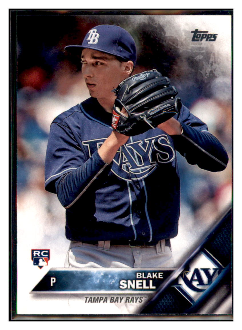 2016 Topps Update Blake Snell  Tampa Bay Rays #US67a Baseball card   MATV4 simple Xclusive Collectibles   