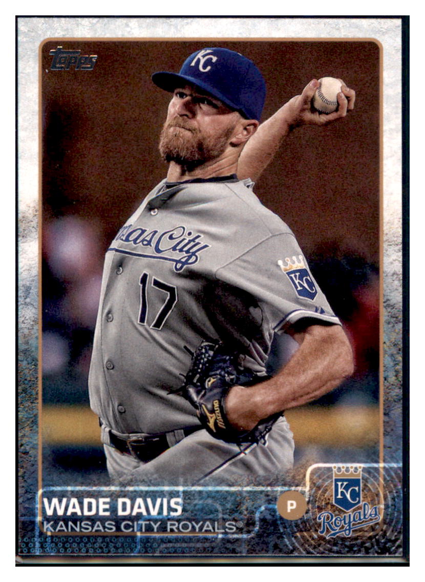 2015 Topps Wade Davis  Kansas City Royals #454 Baseball card   MATV4 simple Xclusive Collectibles   