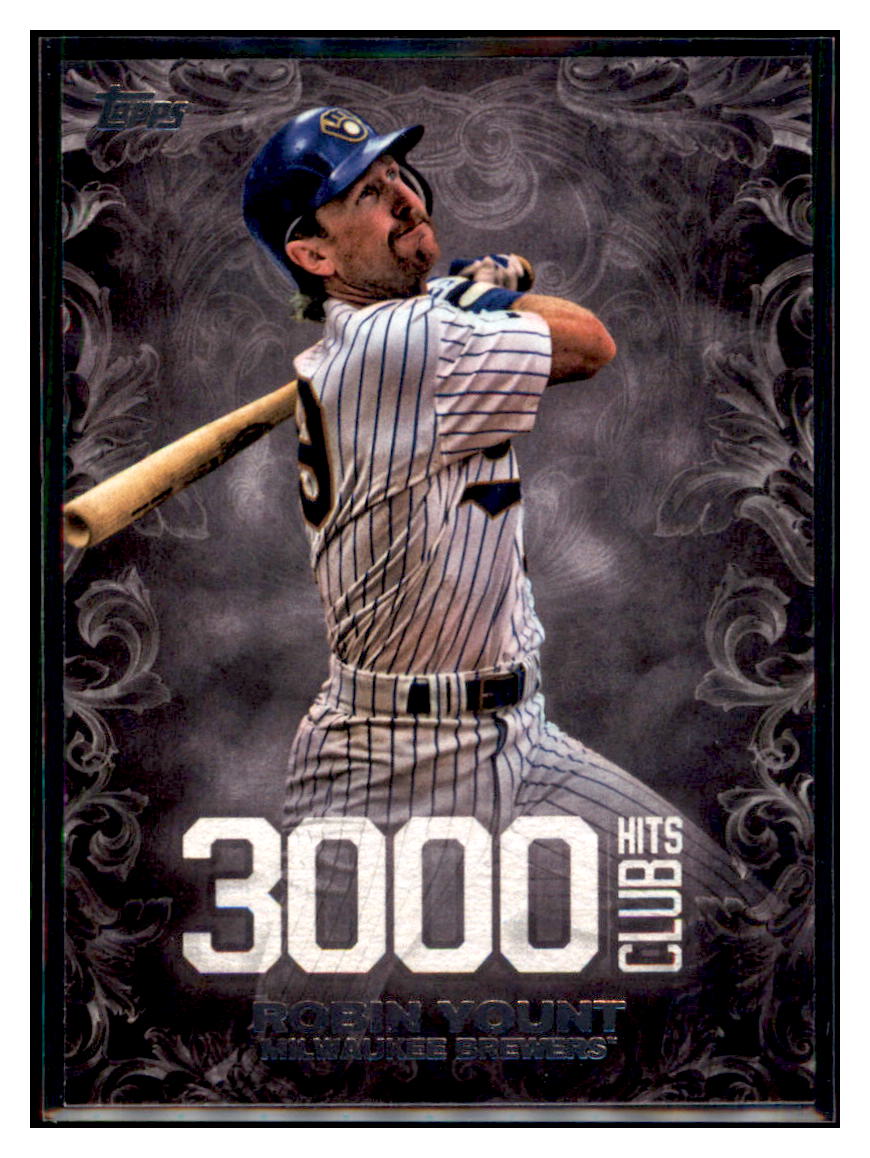 2016 Topps Update Robin Yount  Milwaukee Brewers #3000H-11 Baseball
  card   MATV4 simple Xclusive Collectibles   