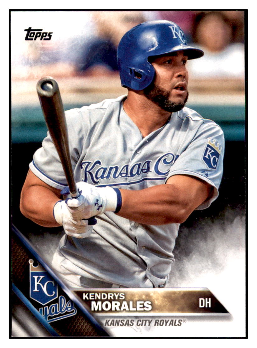 2016 Topps Kendrys Morales  Kansas City Royals #70 Baseball card   MATV4 simple Xclusive Collectibles   