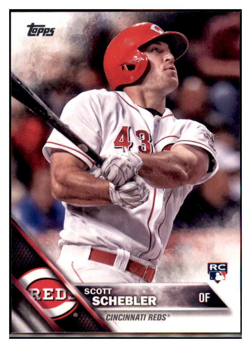 2016 Topps Update Scott Schebler  Cincinnati Reds #US73 Baseball card   MATV4 simple Xclusive Collectibles   