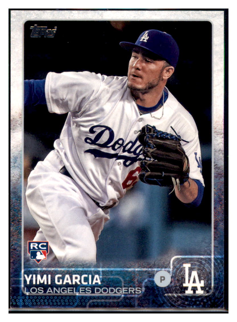 2015 Topps Yimi Garcia  Los Angeles Dodgers #191 Baseball card   MATV4 simple Xclusive Collectibles   