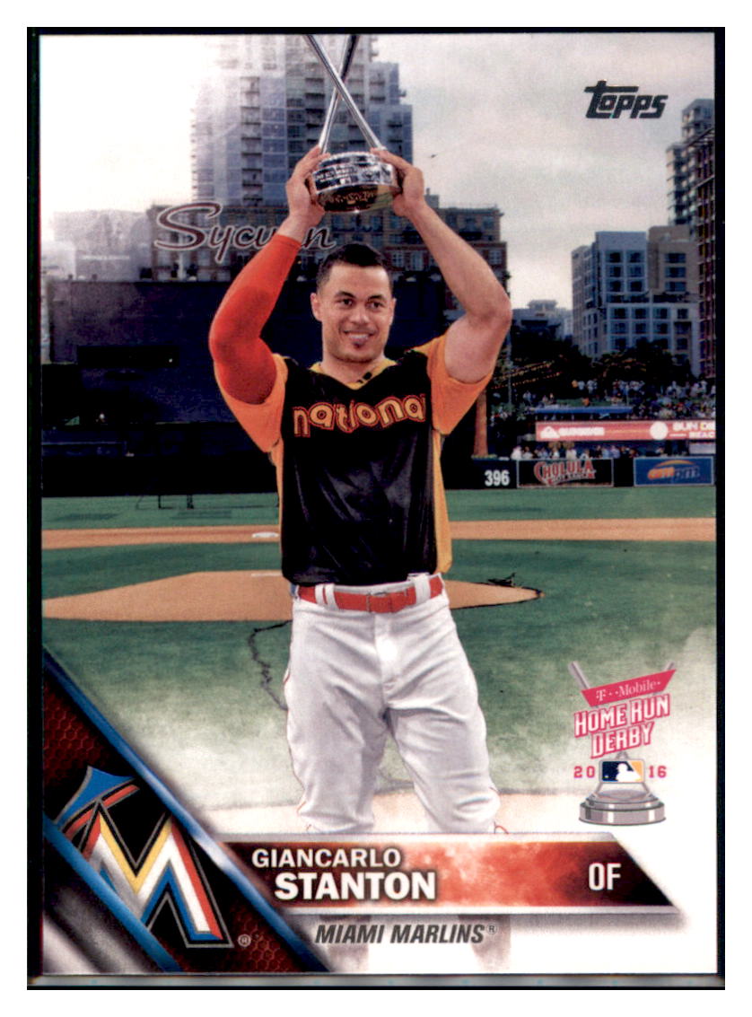 2016 Topps Update Giancarlo Stanton  Miami Marlins #US144 Baseball card   MATV4_1a simple Xclusive Collectibles   
