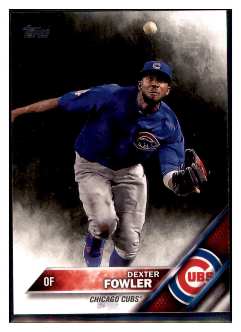 2016 Topps Update Dexter Fowler  Chicago Cubs #US137 Baseball card   MATV4 simple Xclusive Collectibles   