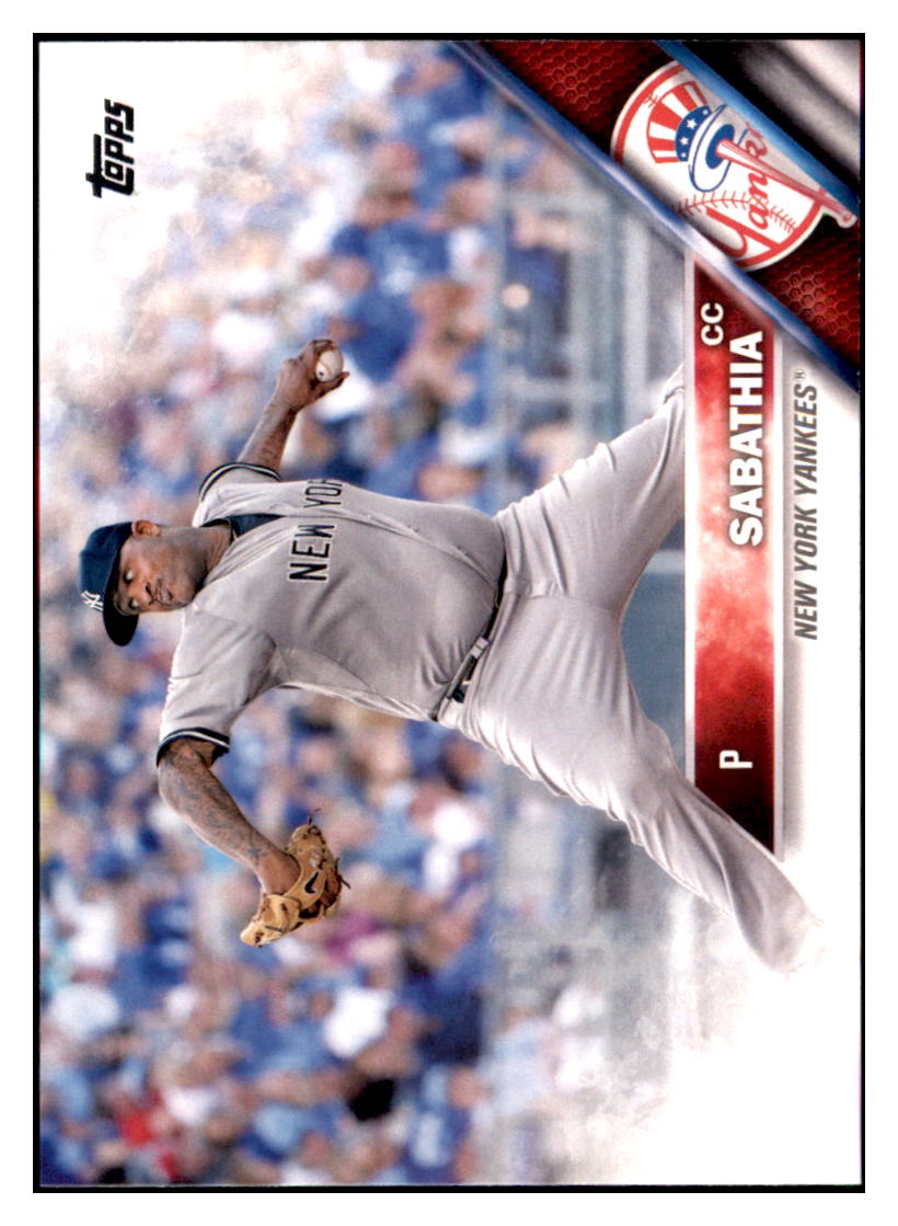 2016 Topps CC Sabathia  New York Yankees #142 Baseball card   MATV4 simple Xclusive Collectibles   