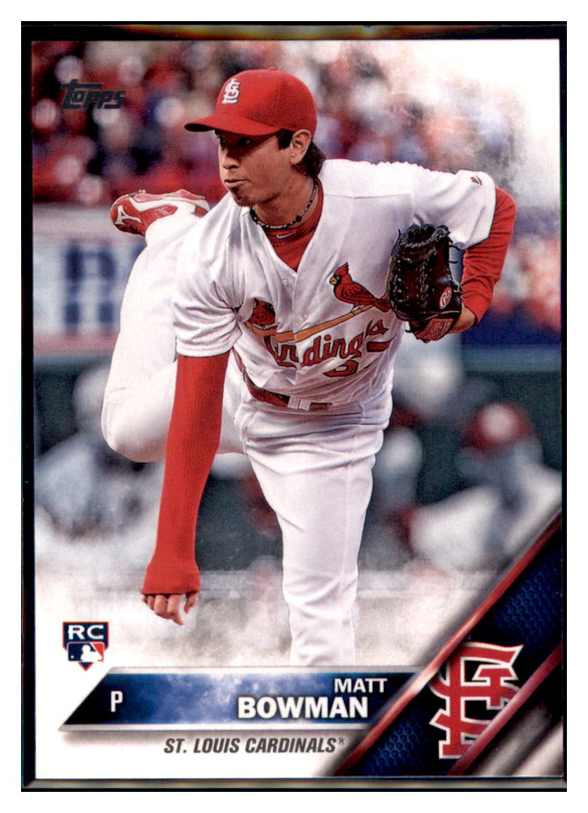 2016 Topps Update Matt Bowman  St. Louis Cardinals #US149 Baseball
  card   MATV4 simple Xclusive Collectibles   