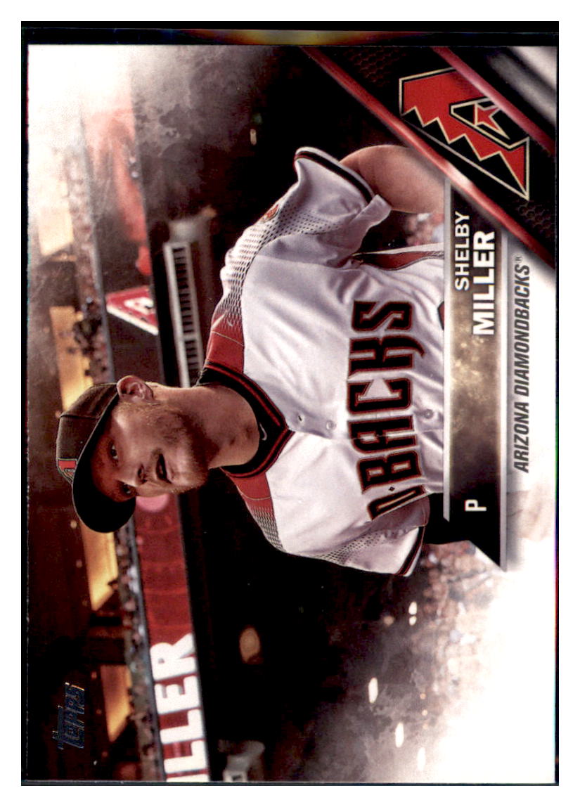 2016 Topps Update Shelby Miller  Arizona Diamondbacks #US109 Baseball
  card   MATV4 simple Xclusive Collectibles   